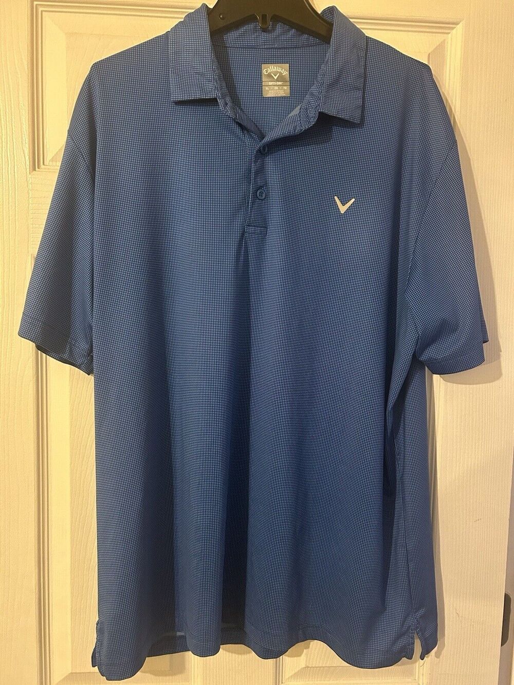 Callaway Men’s Opti Dri Golf Polo XL Blue